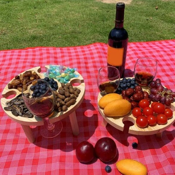 SnackTable – La table pliante tout-en-un, idéale pour des pique-niques parfaits !