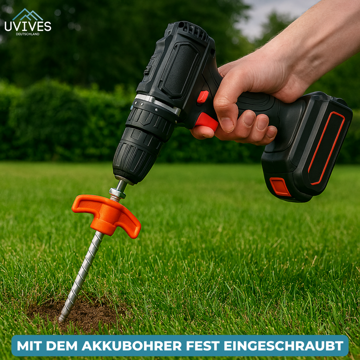2+2 GRATUIT | DrillPeg – Ancrez votre tente en toute sécurité en quelques secondes
