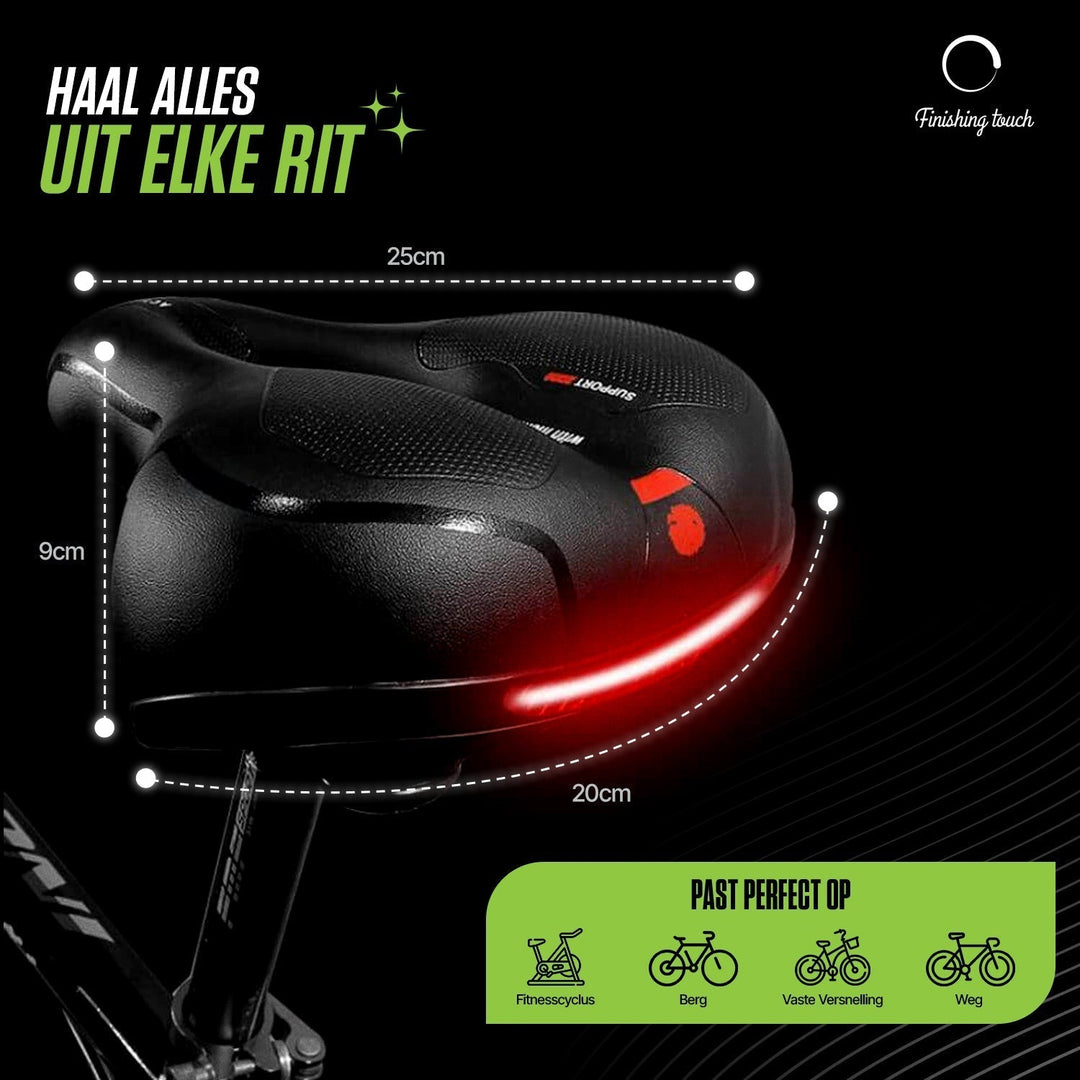 SoftGear - Selle de vélo rembourrée premium