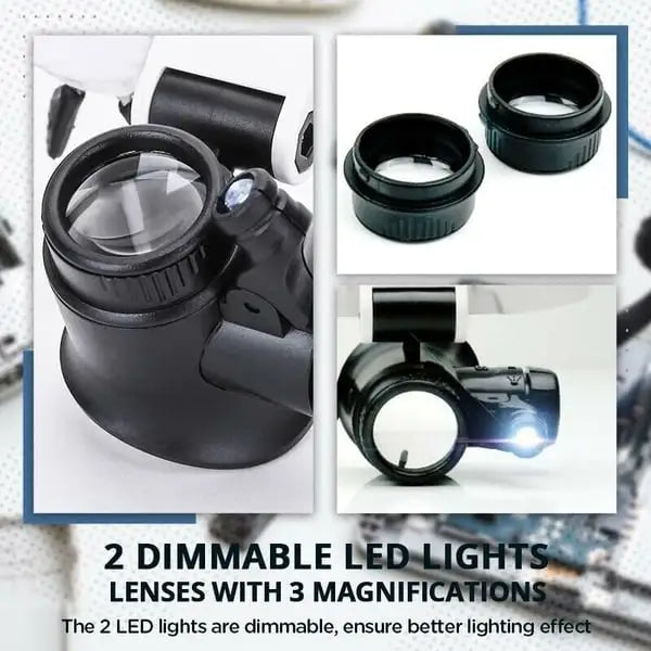 OptiBright - Lunettes loupe LED