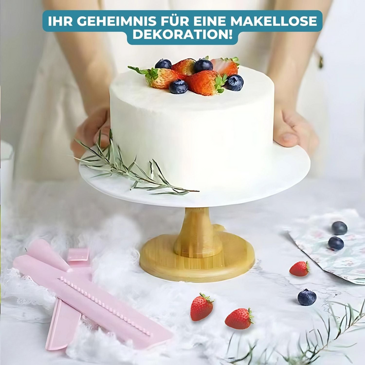 CakeCrafter - Spatule à gâteau réglable et lisseuse