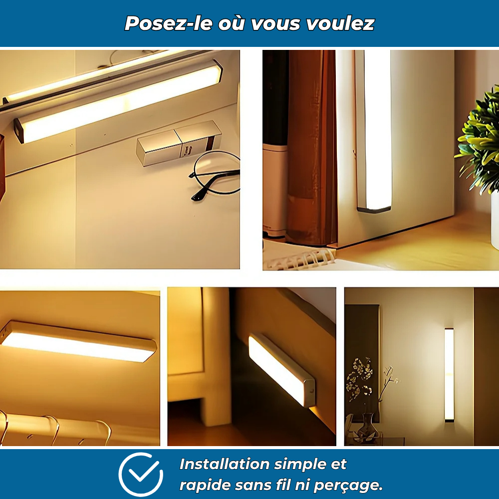 LED lampe detecteur de mouvement