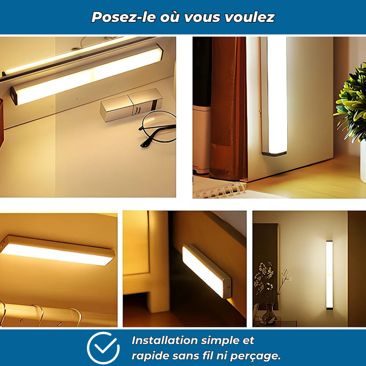 LED lampe detecteur de mouvement