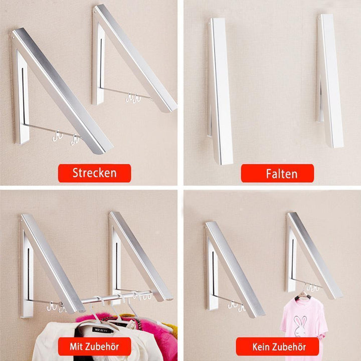 FlexoDry - Porte-vêtements pliable et rétractable