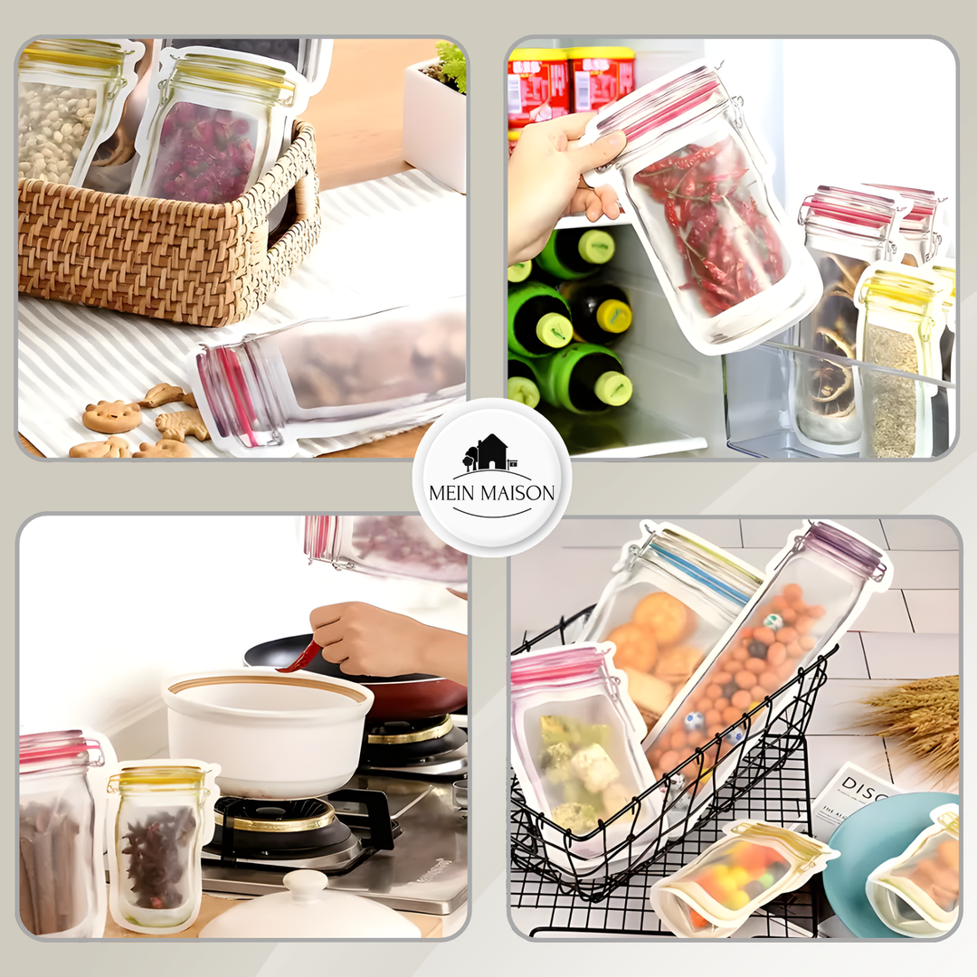 5+5 GRATUIT | EcoJar – Sacs réutilisables au design de bocaux !