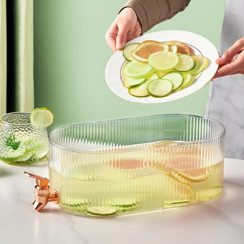 Distributeur de boissons Aquanova | 5,3 L | Compatible réfrigérateur & sans goutte | Avec robinet