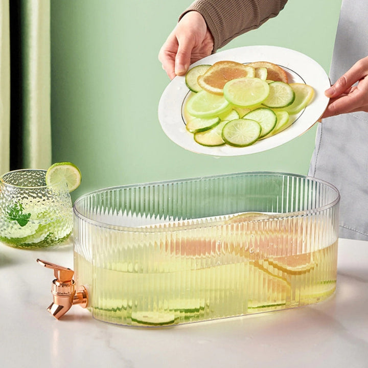 Distributeur de boissons Aquanova | 5,3 L | Compatible réfrigérateur & sans goutte | Avec robinet