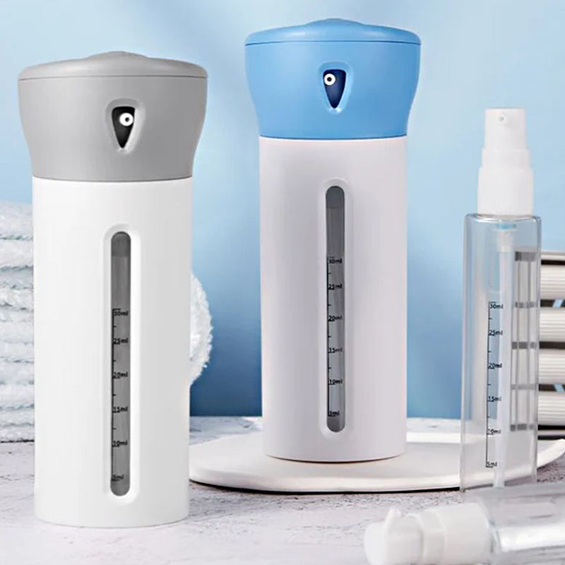 JetSetGo – Distributeur 4-en-1 pour un voyage sans effort !