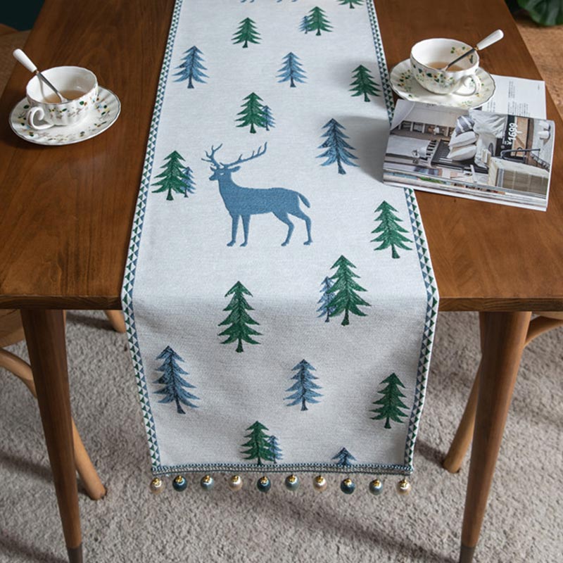 XmasTreeFest - Chemin de table de sapin de Noël avec