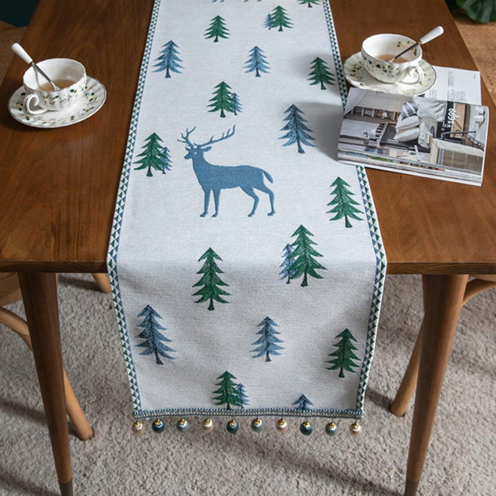XmasTreeFest - Chemin de table de sapin de Noël avec