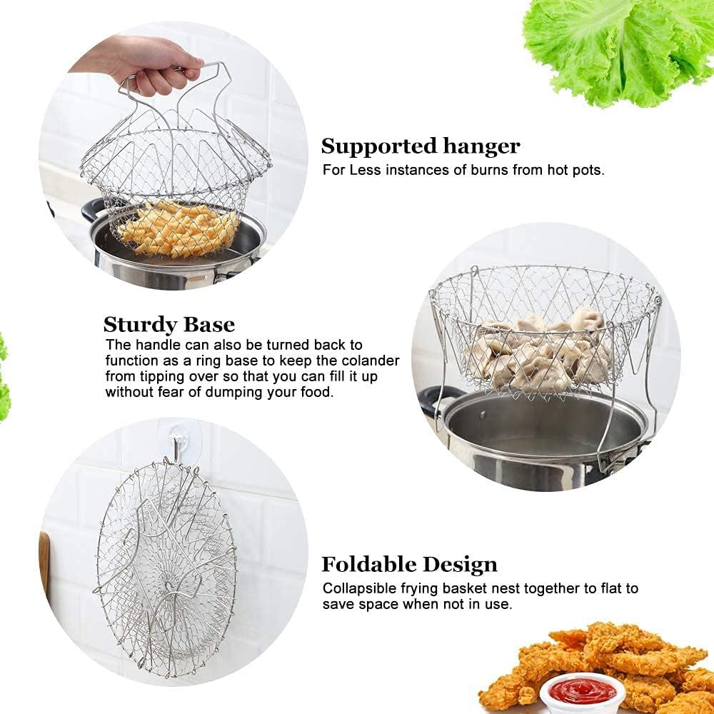 1+1 GRATUIT | FlexiChef Duo – Panier de cuisine multifonctionnel pour cuire, frémir et égoutter
