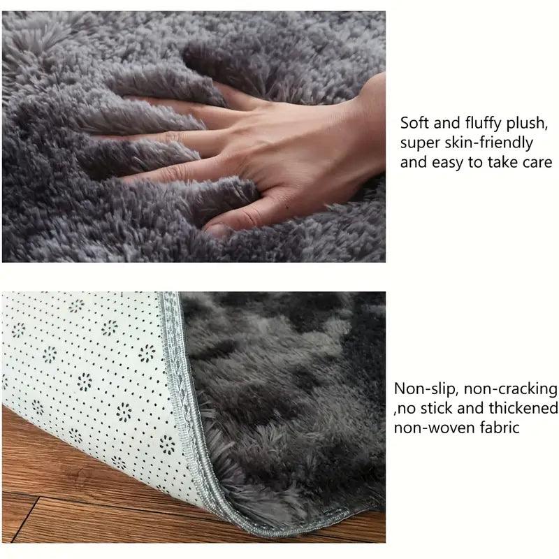 Tapis Doux | Design Tie-Dye | Antidérapant & Douillet | 80x120 cm