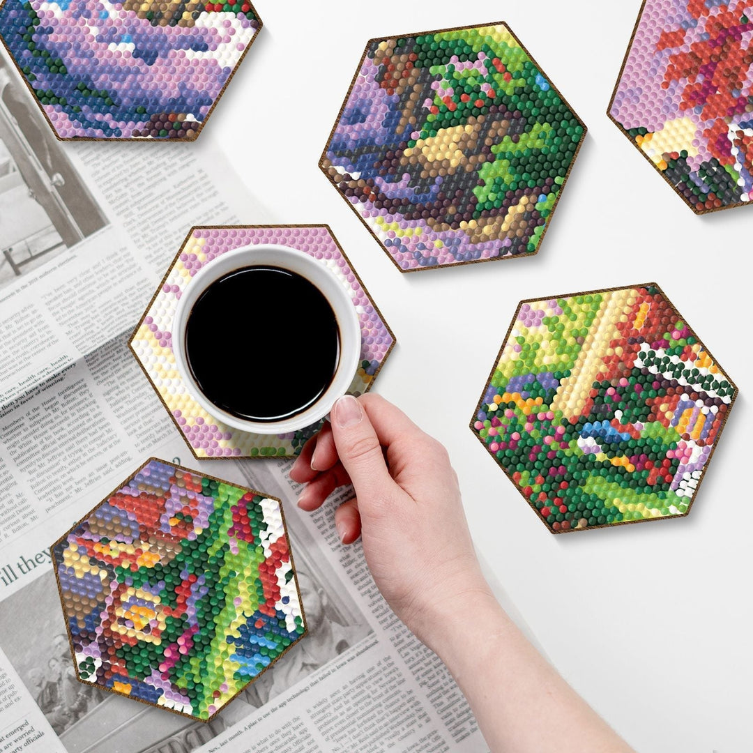 GlossHoneycomb – Dessous de verre artistiques pour embellir votre décoration intérieure