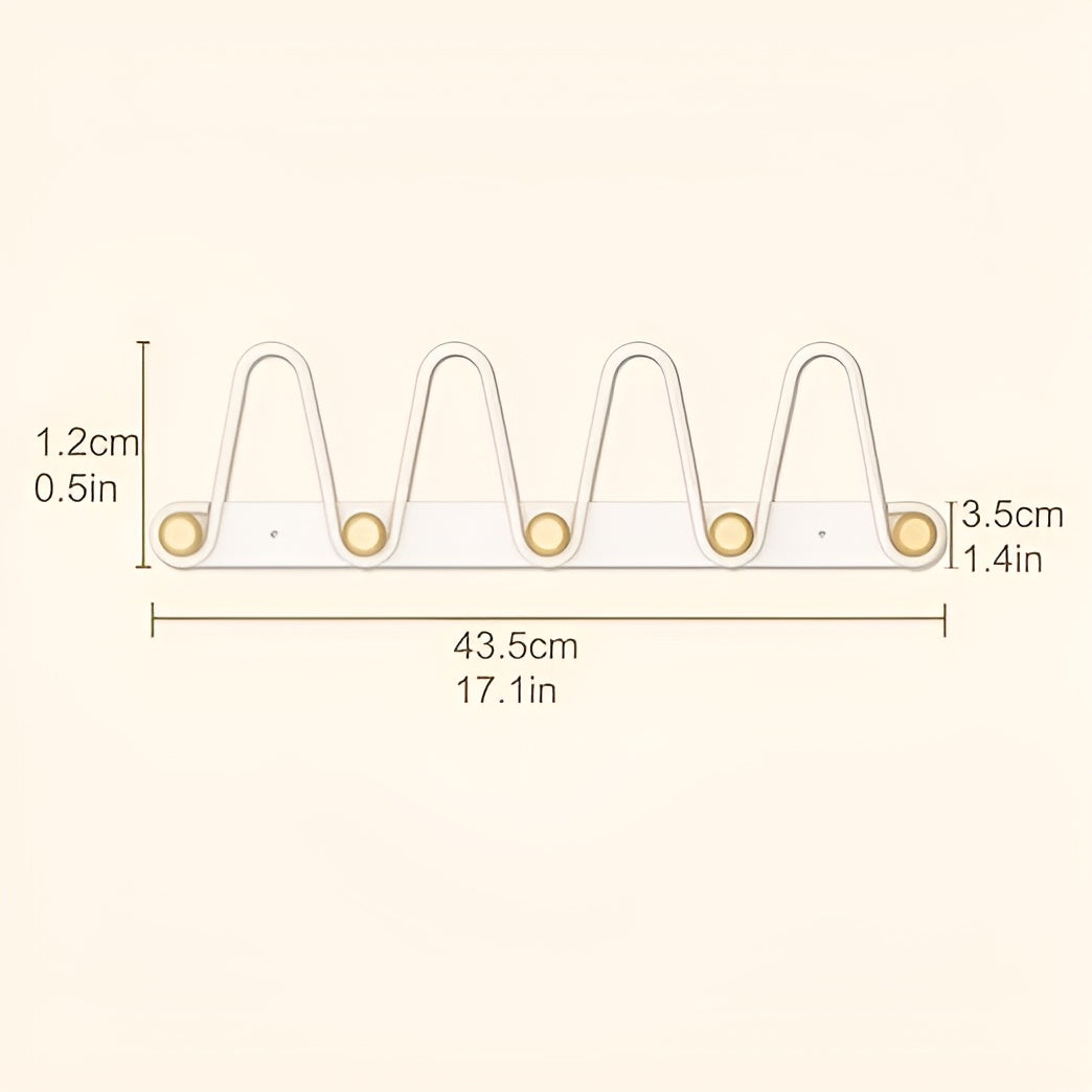 Crochets muraux Doppelreihe OrgaHook | Acier inoxydable | Gain de place & sans perçage | Pour cuisine, salle de bain & portes