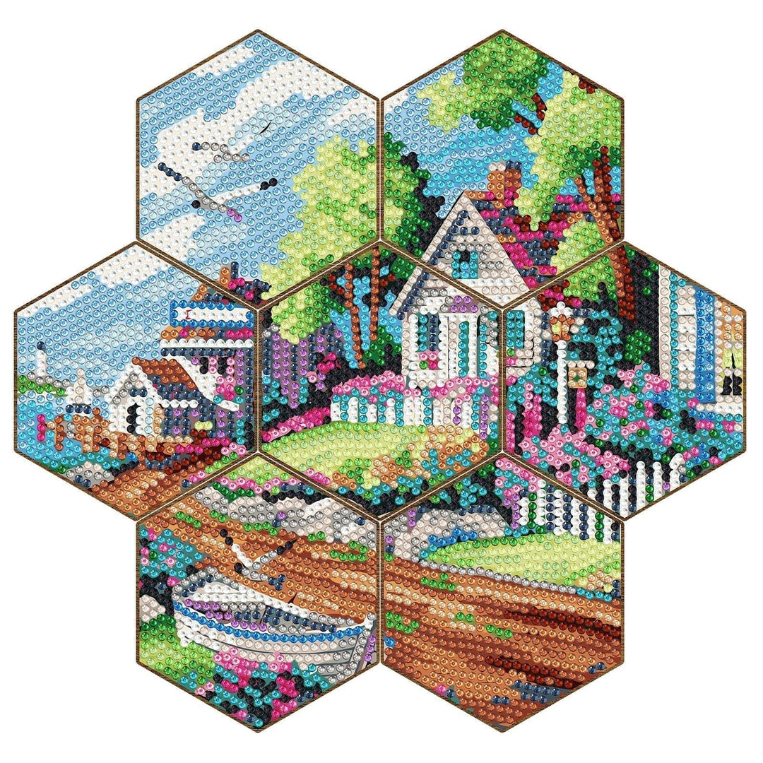 GlossHoneycomb – Dessous de verre artistiques pour embellir votre décoration intérieure