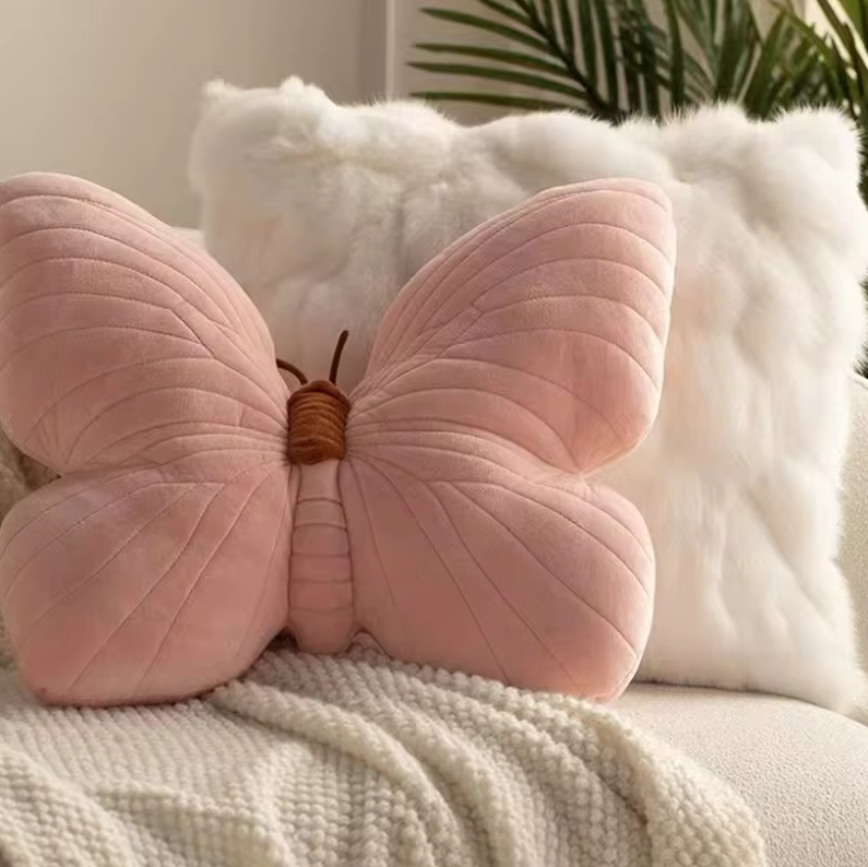 DreamWings – Coussin Papillon Doux et Confortable pour Petits et Grands Rêveurs !