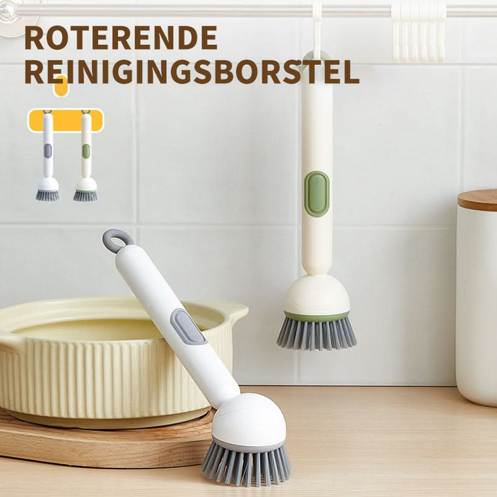 2+1 GRATUIT | 360Scrub – Brosse à vaisselle avec long manche et tête rotative