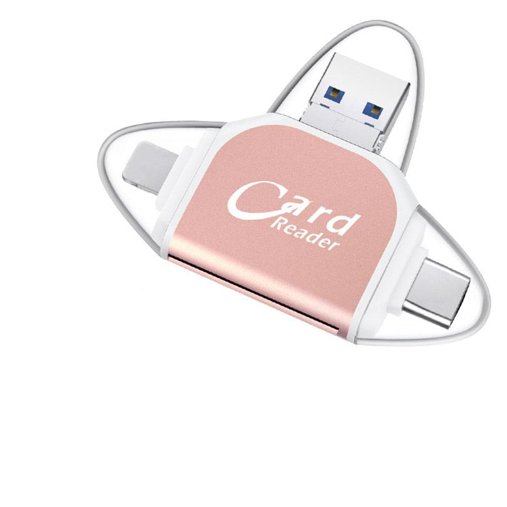 MegaStorage - Lecteur de carte universel 4 en 1 Multi-Port