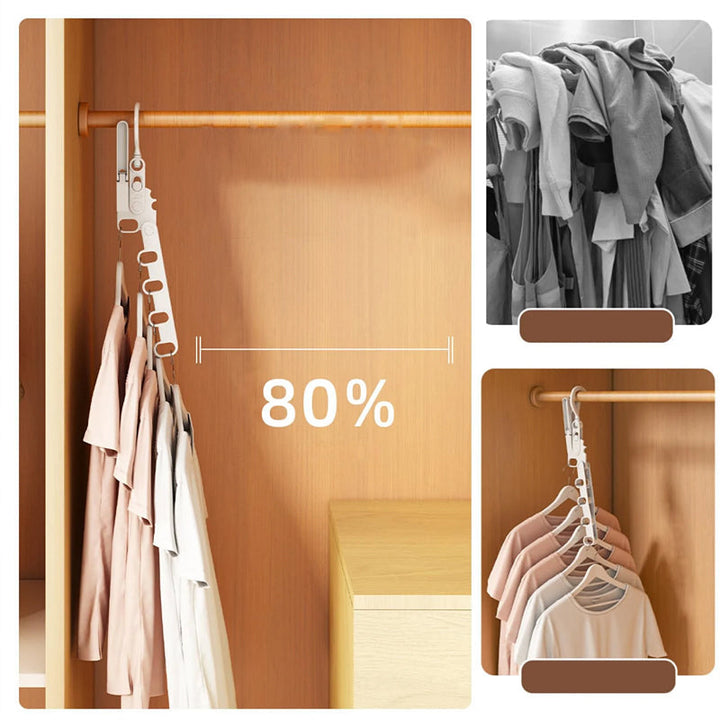 2+1 GRATUIT | FoldiHooks - Votre ensemble de cintres compact