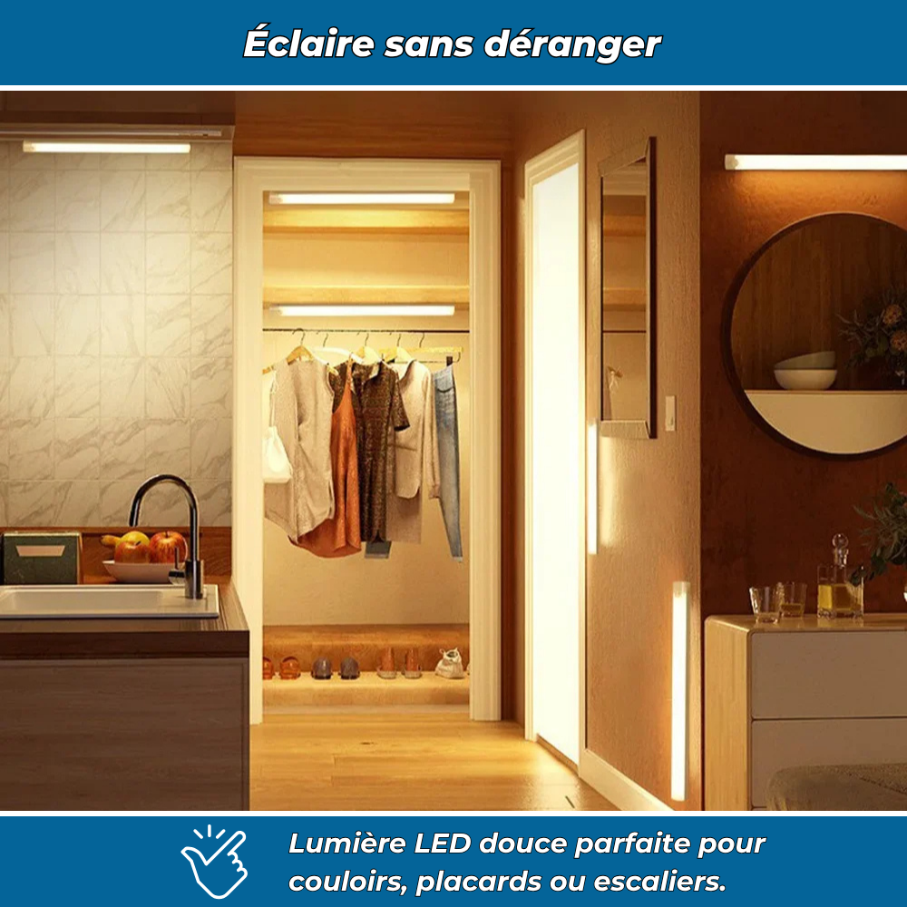 LED lampe detecteur de mouvement