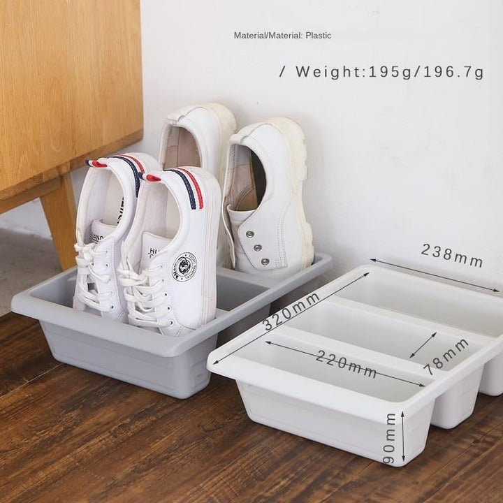 Étagère à chaussures STAXIMO | Gain de place & Moderne | Pour 6 paires de chaussures | Plastique PP avec surface mate