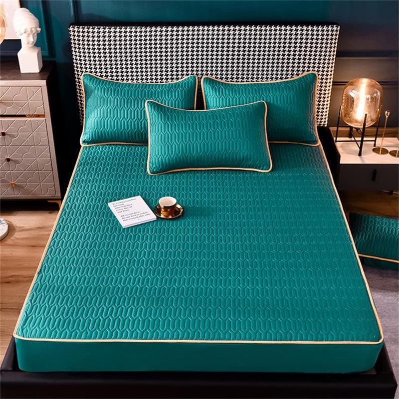 SilkyBreathe - Housse de matelas en soie respirante et ultra douce