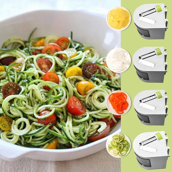 SpinCarve – Spiraliseur de légumes manuel pour une cuisine créative