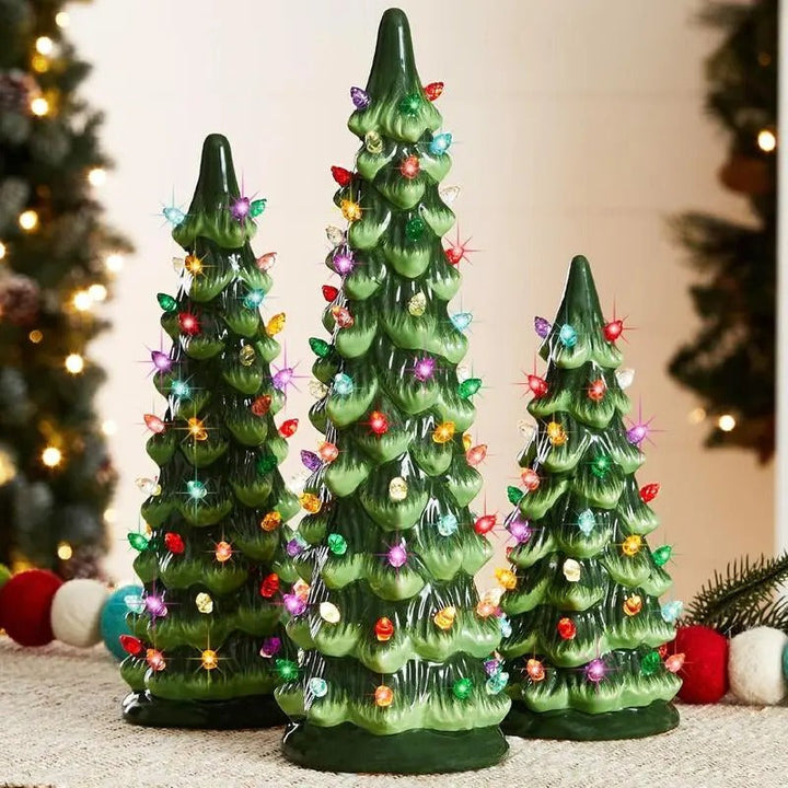 TreeLeds™ - Mini-arbre Nostalgique Peint à la Main