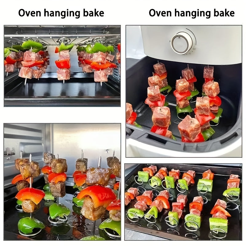 5+5 GRATUIT | GrillElevate – Les brochettes en acier inoxydable pour un barbecue uniforme et parfait