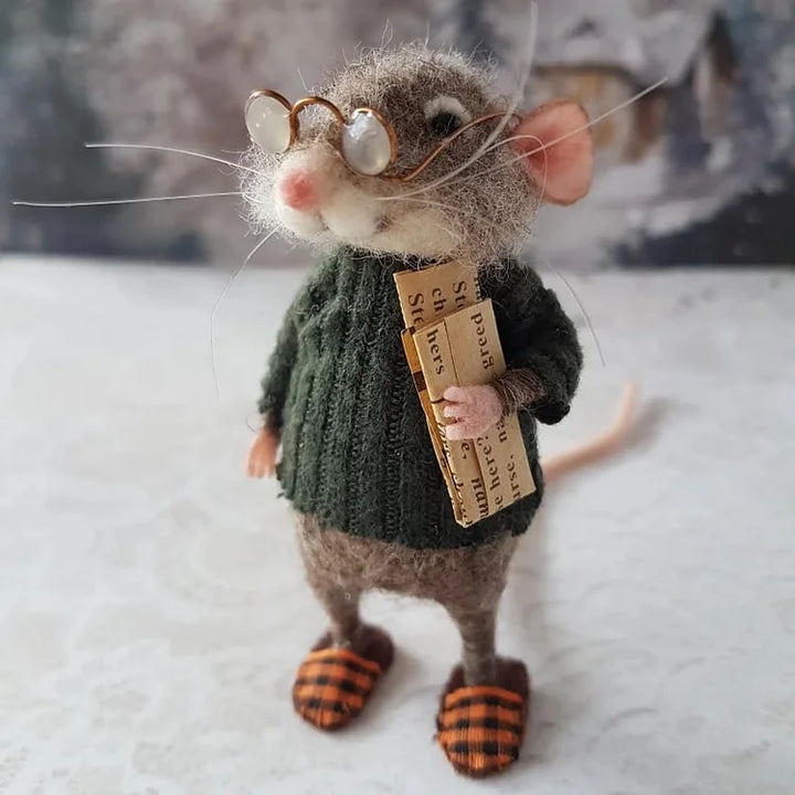 WhiskerWool™ – Souris en feutre à la main