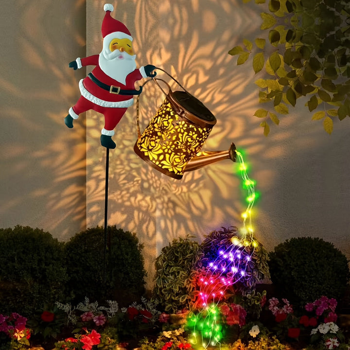 SantaPour™ – Lampe de jardin solaire en forme d'arrosoir