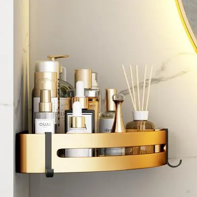 Étagère NEXAVO | Sans Perçage & Moderne | 32×12,5 cm | Acier au carbone & Aluminium | Montage mural gain de place