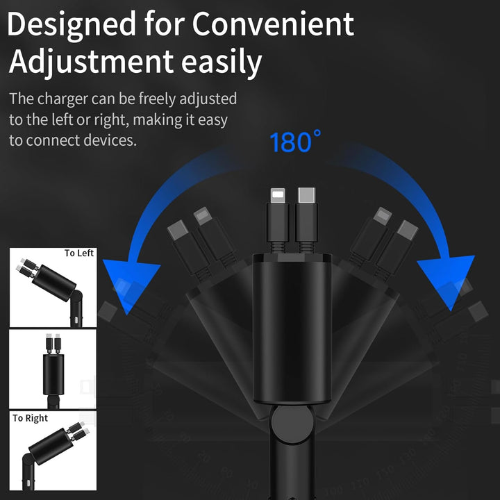 AutoCharge - Chargeur rapide 4 en 1 pour voiture