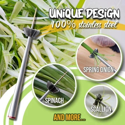BloomBlade - Coupe-oignon en alliage de zinc à fleurs de prunier