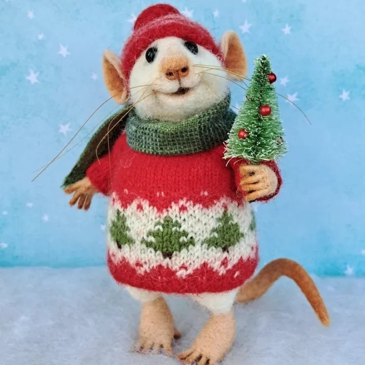 WhiskerWool™ – Souris en feutre à la main