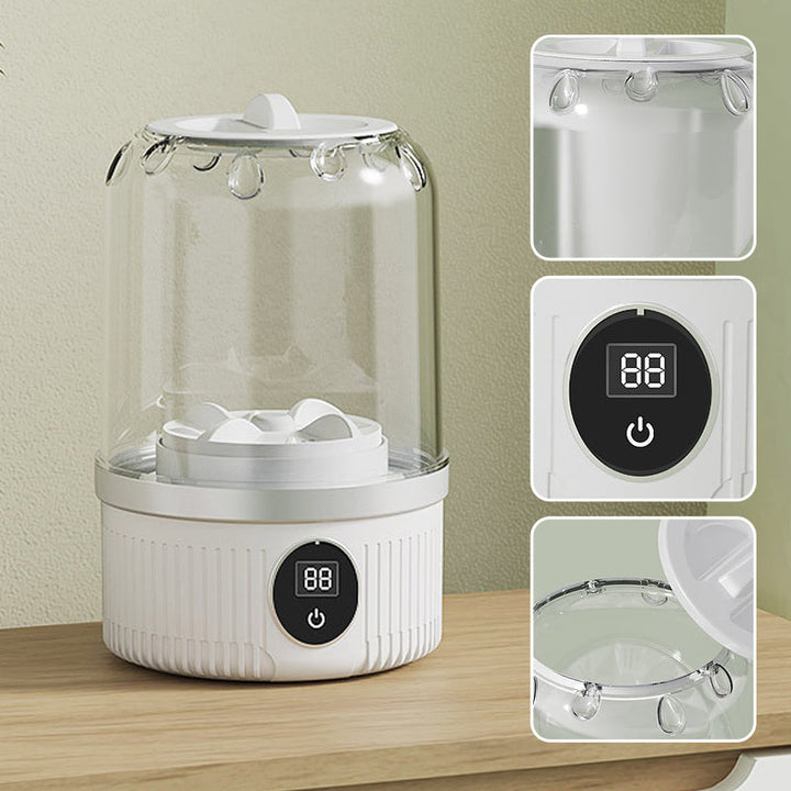WashyGo Pro – Mini-machine à laver portable sans fil pour un usage partout !