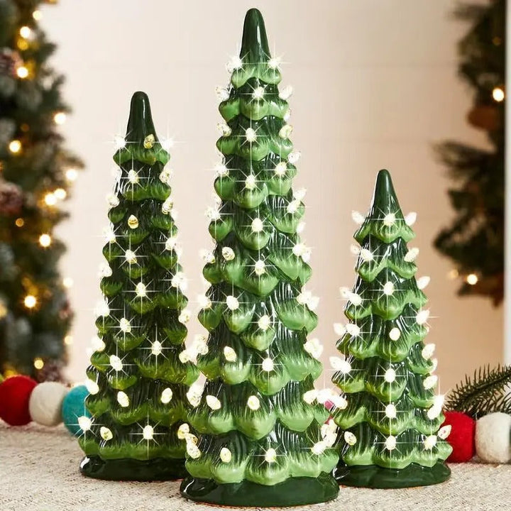 TreeLeds™ - Mini-arbre Nostalgique Peint à la Main