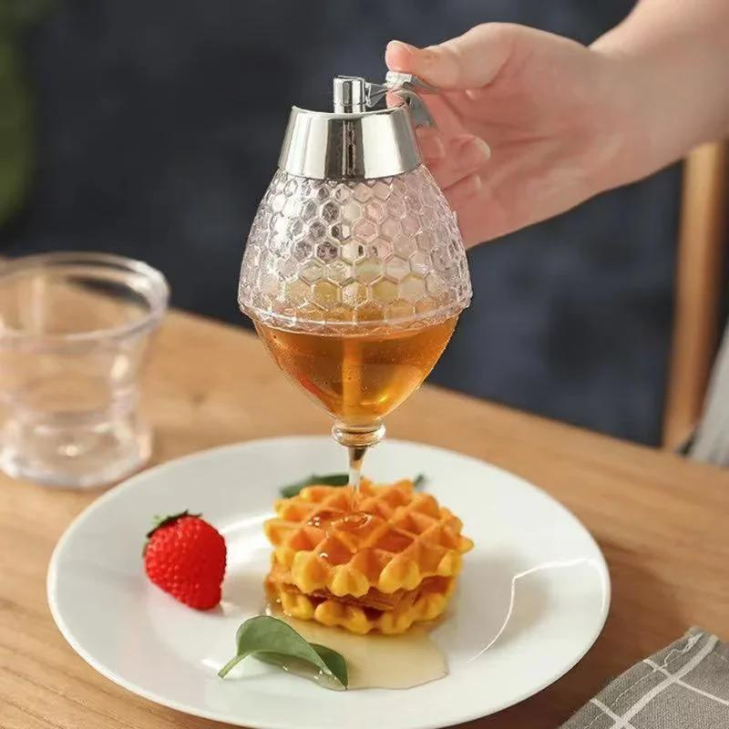 HoneyFlow - Distributeur de miel élégant et pratique