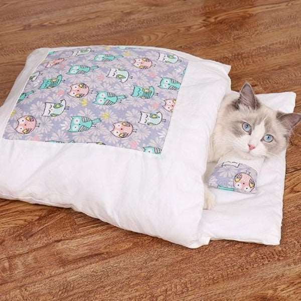 SleepyPaw – Lit pour animaux de compagnie douillet avec coussin