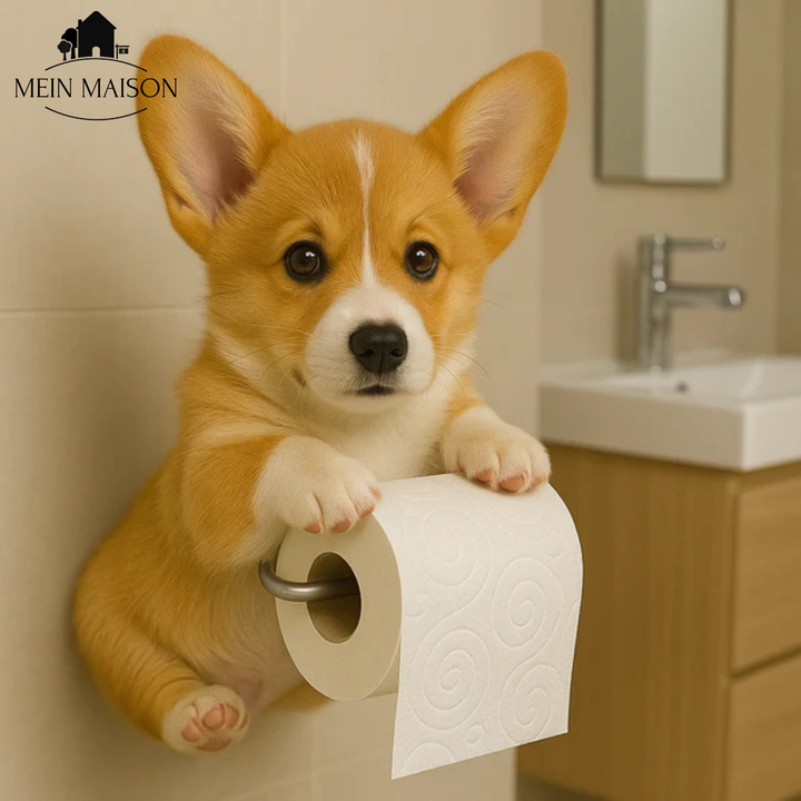 PawRoll – Le porte-papier toilette au charme animal!