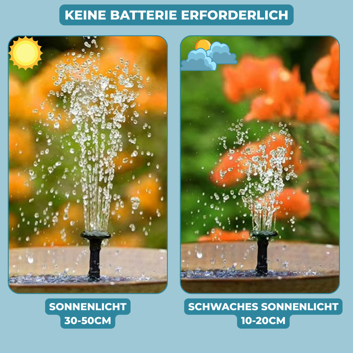 AquaBloom™ – Fontaine solaire pour tranquillité et élégance dans le jardin