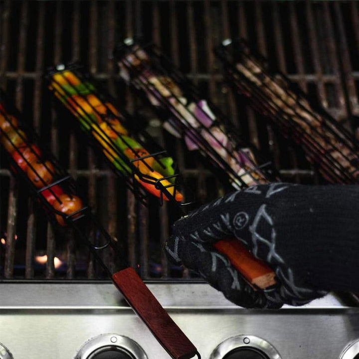 1+1 GRATUIT | GrillBasket - Paniers à kebab réutilisables