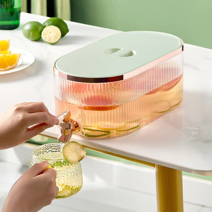 Distributeur de boissons Aquanova | 5,3 L | Compatible réfrigérateur & sans goutte | Avec robinet