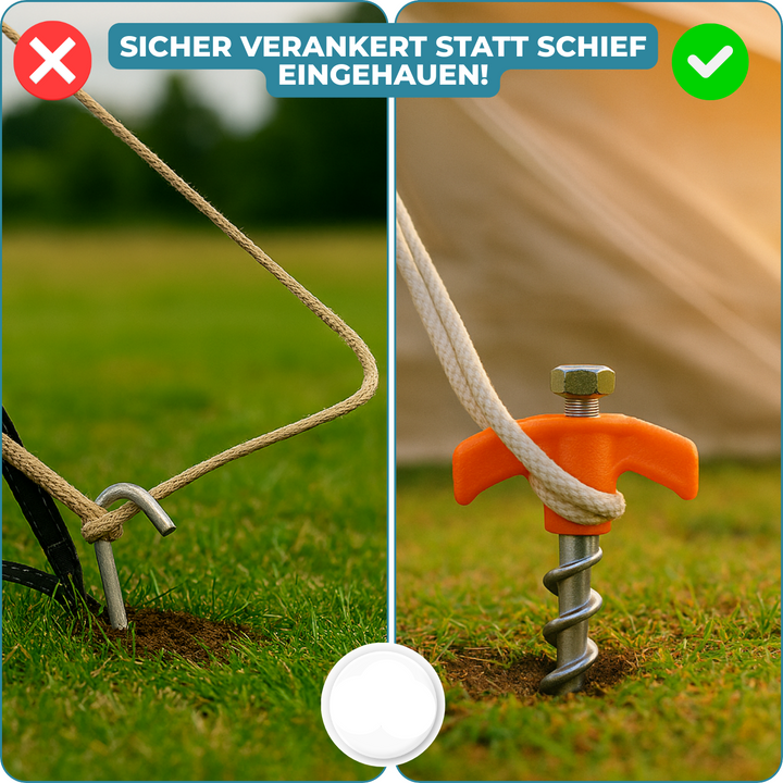 2+2 GRATUIT | DrillPeg – Ancrez votre tente en toute sécurité en quelques secondes