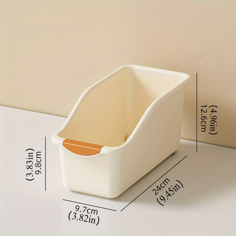 Orgalina Panier de rangement 2 pièces | Gain de place & Multifonctionnel | Design moderne en plastique