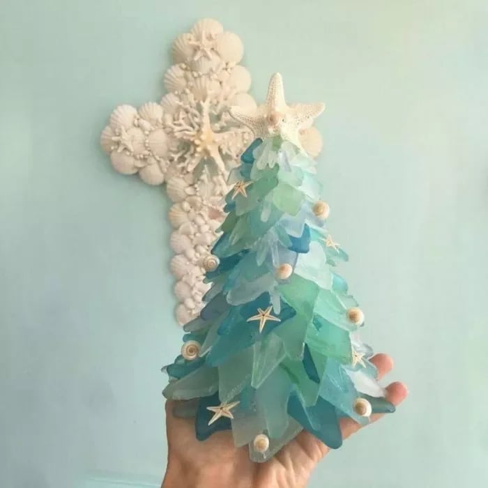 CoastGlow™ – Arbre décoratif en verre de mer