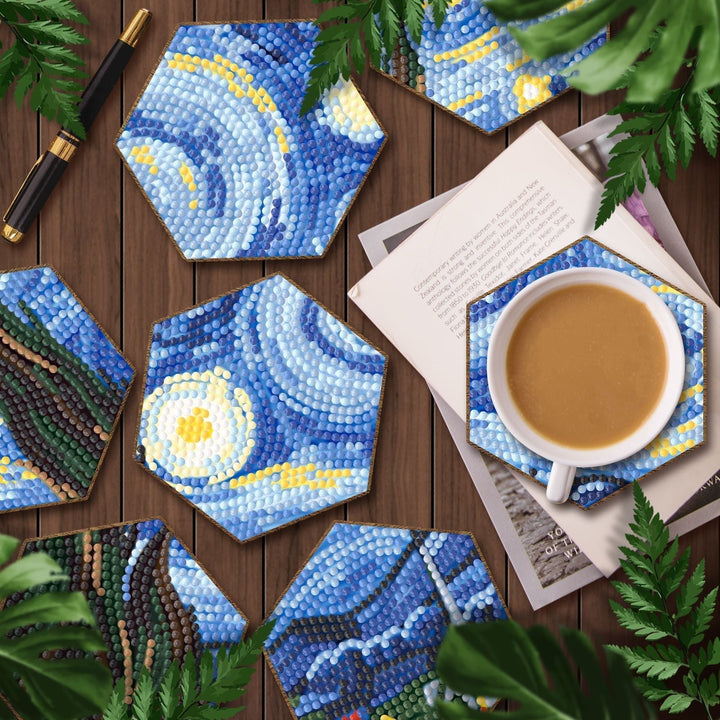 GlossHoneycomb – Dessous de verre artistiques pour embellir votre décoration intérieure