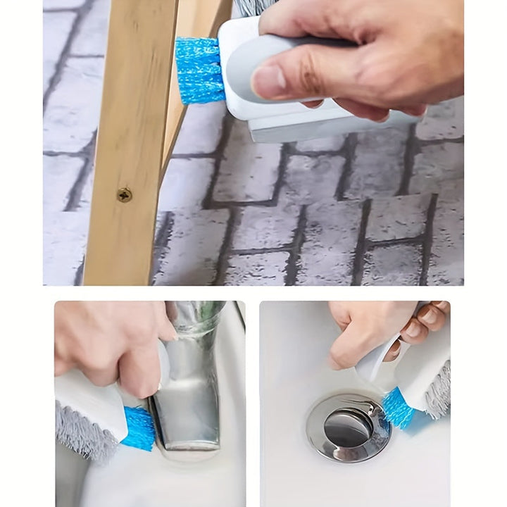 Scrubello Brosse à joints et à sols 2-en-1 | Ergonomique & Robuste | Pour cuisine, salle de bain & espaces de vie