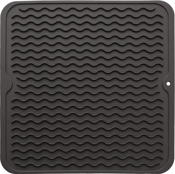KÜCHENWELLA Tapis de Cuisine en Silicone | Résistant à la Chaleur & Antidérapant | Tapis d'égouttage, Insert de Réfrigérateur & de Tiroir | Sans BPA & Facile à Nettoyer