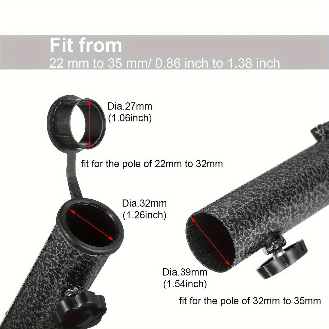 Support de parasol réglable Stabello | Pour tiges de parasol Ø 2.8–3.2 cm | Antidérapant & Portable | Construction en acier robuste